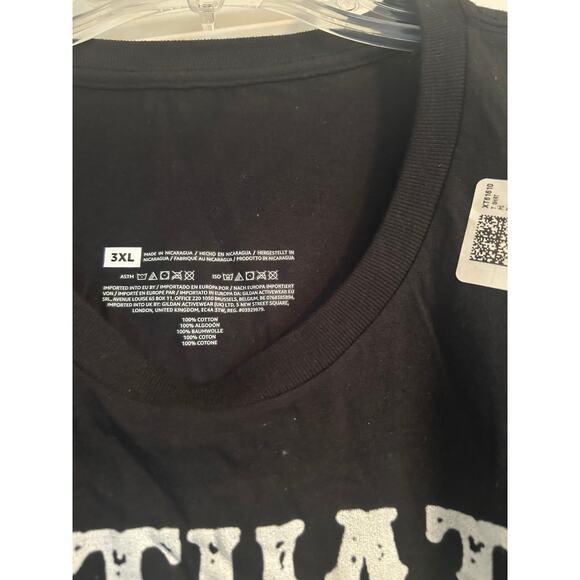 NWT Men's Black Tee Shirt Try That in My Town Short Sleeve Size 3XL - Picture 3 of 4